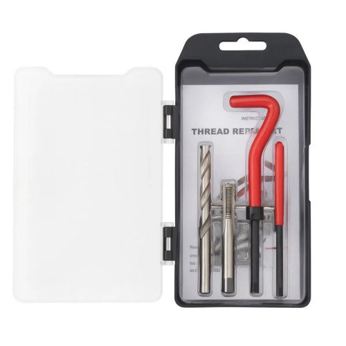 Набір для ремонту різьби (М10×1.0),15 предметів. ShiningBerg VT01074A