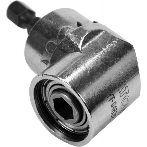 Переходник угловой для шуруповерта F=12 Нм HEX - 1/4 YATO YT-04632