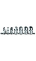 Набор головок E-профиль TORX E6-E16,квадрат 1/4" и 3/8", 7шт. FORCE 3074 F