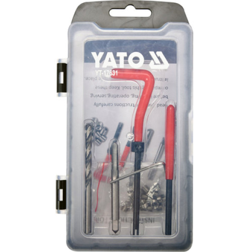 Набор для восстановления резьбы (М5×0,8),30 предметов. YATO YT-17631