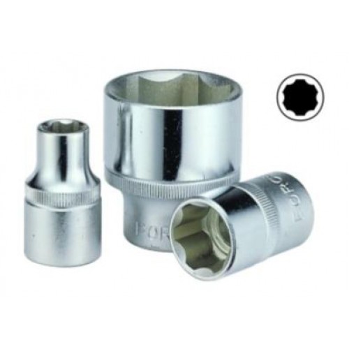 Головка торцева Surface Drive 16мм, квадрат 3/8", довжина 30мм. FORCE 53716 F