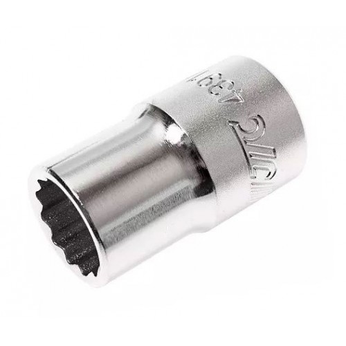 Головка торцевая 1/2",12-гранная, размер 14мм. 43914 JTC