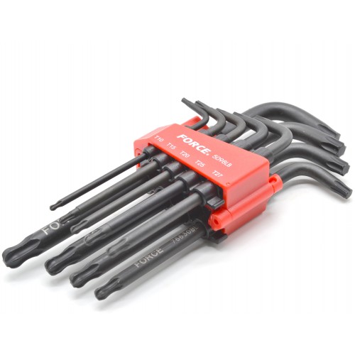 Набор угловых ключей TORX Т10-Т50 9ед. длинных с плавающей головкой 5098LB FORCE
