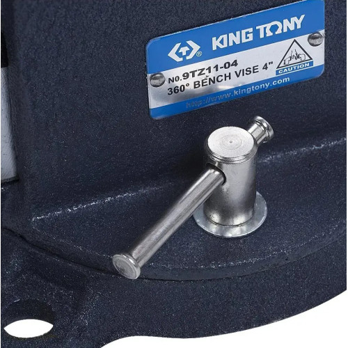 Тиски слесарные стальные 100мм (4"). KING TONY 9TZ11-04