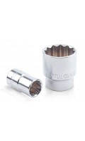 Головка торцевая 1/2",12-гранная, 21мм, длина 38мм. TOPTUL BAEB1621