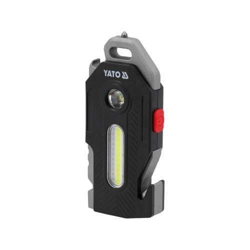 Фонарь диодный многофункциональный 6в1 YATO аккумуляторный Li-Ion 3.7V 350 mA, 8 режимов YT-085609