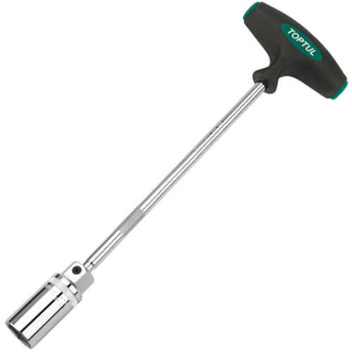 Ключ свечной Т-образный магнитный 16мм,длина 350мм. TOPTUL CTFB1635