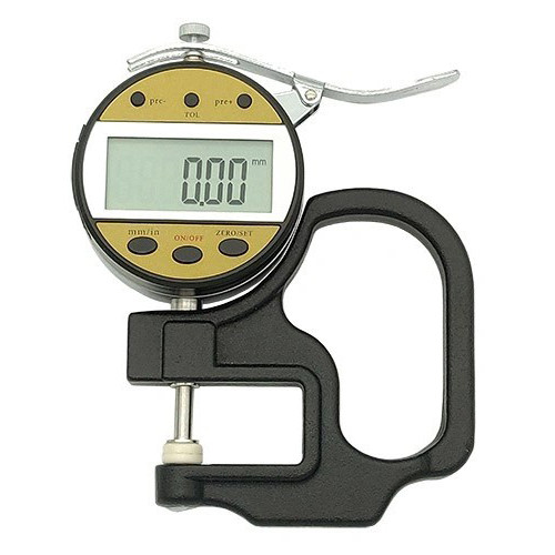 Товщиномір індикаторний цифровий,0–25,4мм (0,01мм). PROTESTER 5317-25