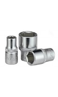 Головка торцевая 6-гранная,квадрат 1/4",10мм, длина 25мм. FORCE 52510 F