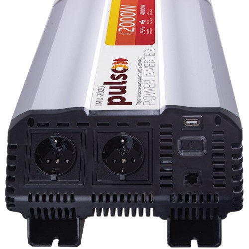 Перетворювач напруги 12V-220V/2000W (модифікована синусоїда) PULSO(IMU-2020)