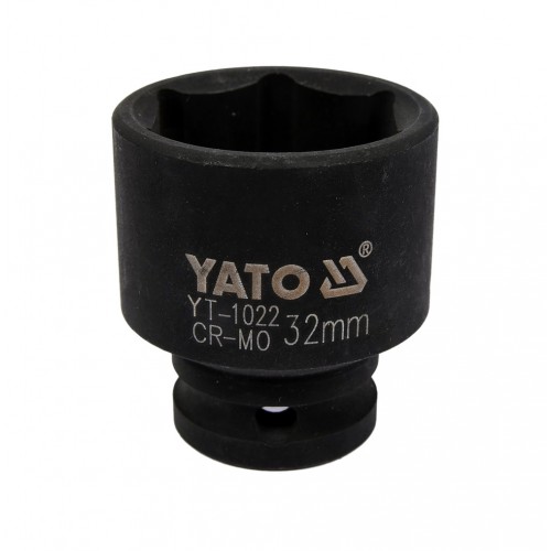 Головка торцевая ударная 1/2",6-гранная,32мм, длина 48мм. YATO YT-1022