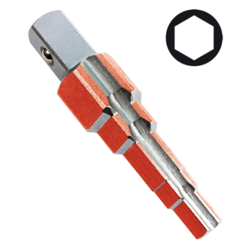 Ключ ступенчатый YATO под квадрат 1/2" с размерами 3/8", 29/68", 1/2", 21/32", 27/32" YT-03316 YATO