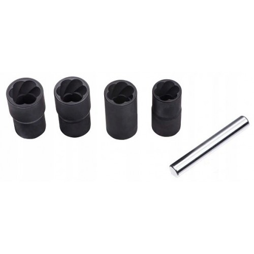 Набор головок 1/2" 17 - 22 мм для слизаных гаек QS50927 QUATROS