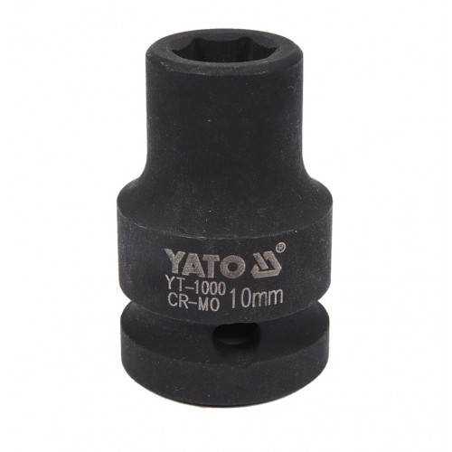 Головка торцевая ударная 1/2",6-гранная,10мм, длина 39мм. YATO YT-1000