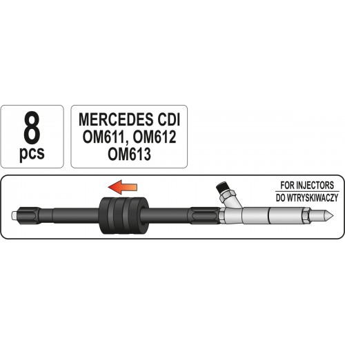 Знімач форсунок MERCEDES YATO YT-06176