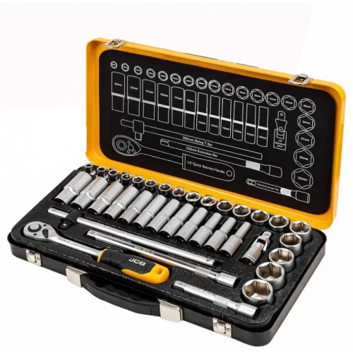 Набор инструмента комбинированный 36 ед. 1/2" (6-гр.) (8-32 мм) JCB Tools JCB-4362M