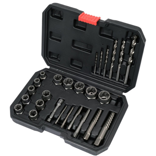 Набор инструментов для ремонта сломанных шпилек и поврежденных граней,26 предметов,(3/8"). YATO YT-05893