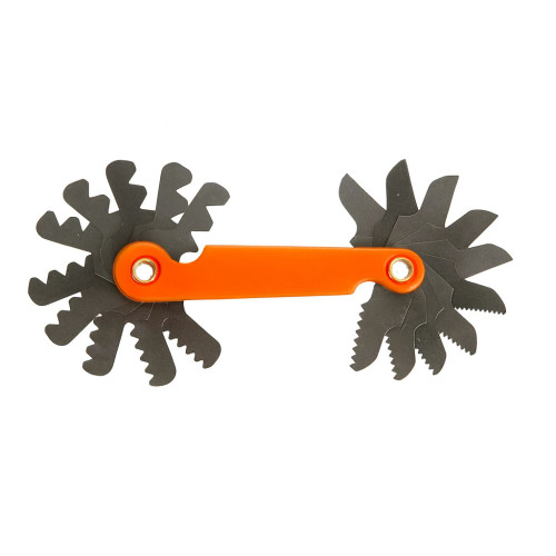 Резьбомер (дюймовый) 4–48 TPI. TOPTUL ICAC0022