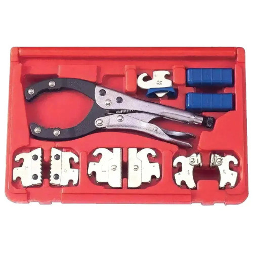 Набір затискачів з фіксатором зі змінними губками. FORCE 910U3 F