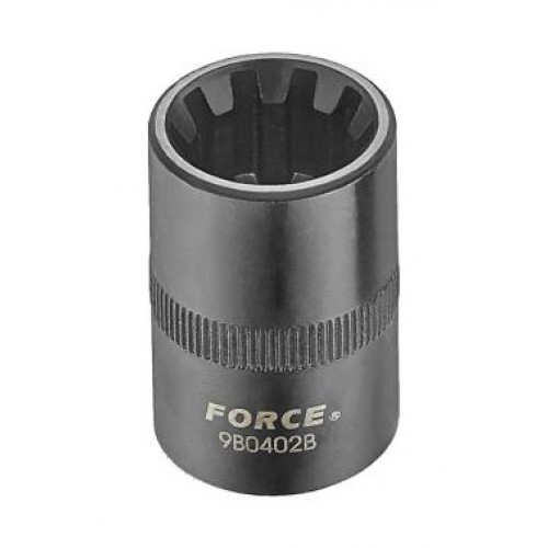 Головка для гальмівних супортів 1/2",20мм,10 граней Porsche та Audi. FORCE 9B0402B F