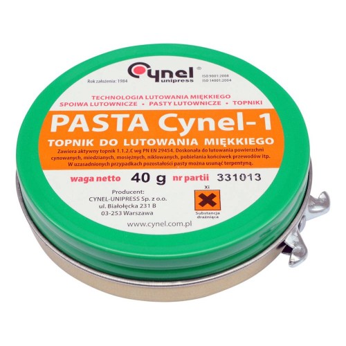 Паста для пайки VOREL "Cynel", 40 гр. 76835