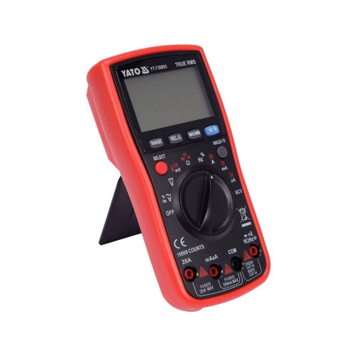 Мультиметр TRUE RMS YATO с LCD-цифровым диапазоном 19999 YT-730893