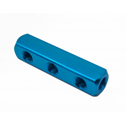 Розгалужувач 1/4" для пневмосистеми (3 отвори) TA3 SUMAKE