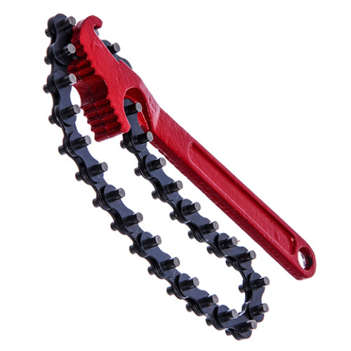 Фильтросъёмник цепной с ручкой 400мм. HESHITOOLS HS-E1088A