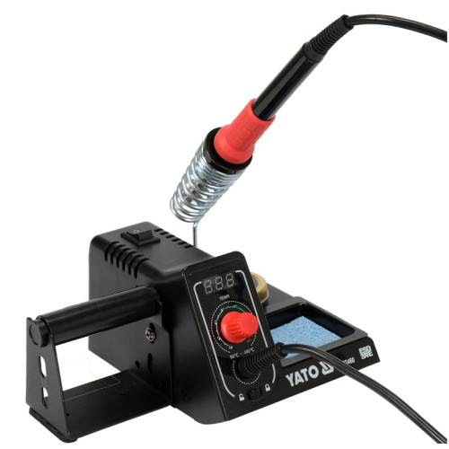 Станція паяльна мережева 60Вт,LCD, 90–480 °C,сумісна з 900M. YATO YT-82460