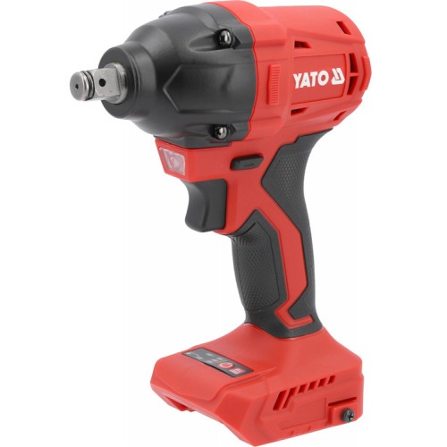 Гайковерт ударний акумуляторний безщітковий YATO:18 В Li-Ion,квадрат 1/2",350Нм(БЕЗ АКУМУЛЯТОРА)[10]
