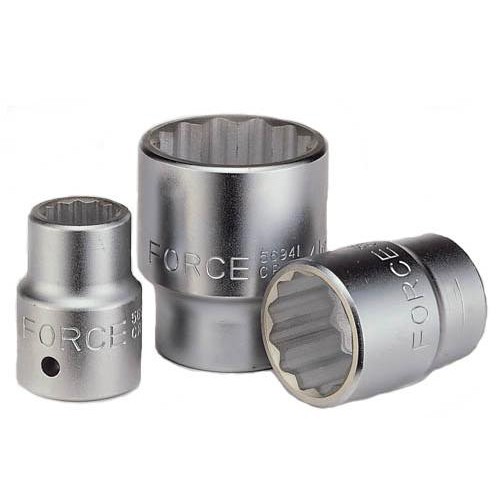 Головка торцева 3/4",12-гранна,1-3/8", довжина 58мм. FORCE 5691.3.8 F