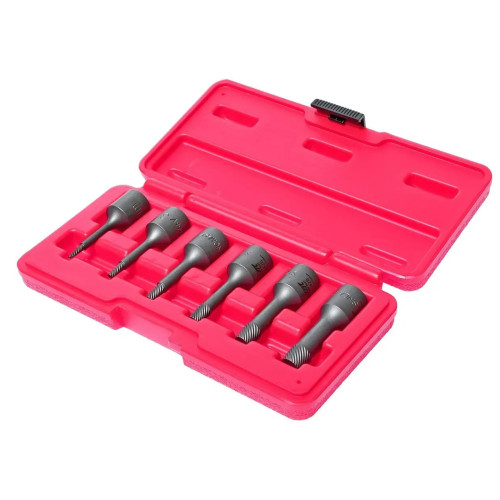 Набор экстракторов для поврежденных болтов (2–10мм),6 предметов.1542 JTC