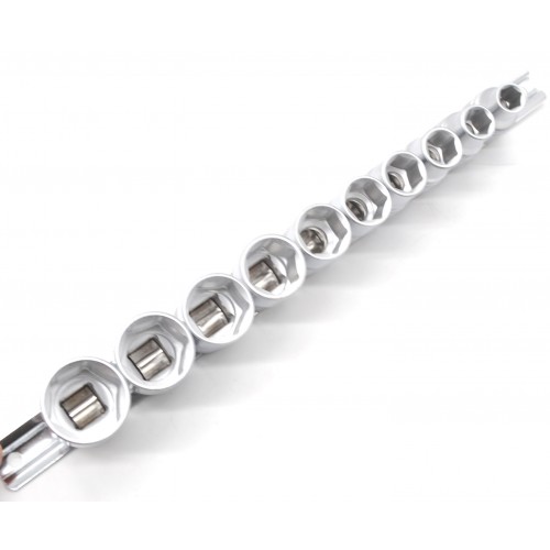 Набор головок 1/2" 11-24мм. 10ед. FORCE 4106 F