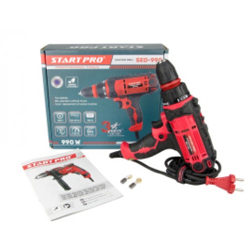 Сетевой шуруповерт 990Вт Start Pro SED-990
