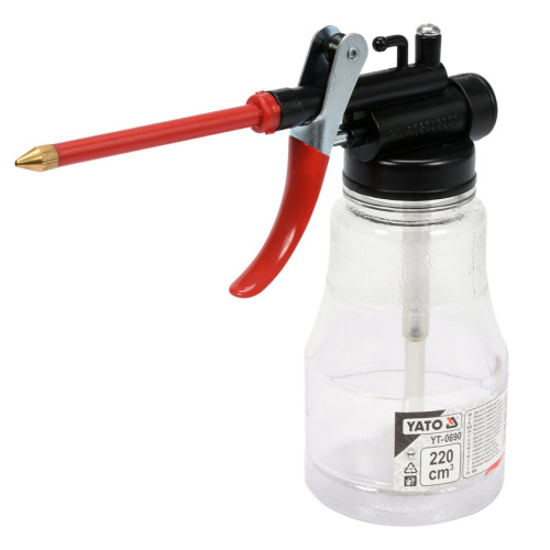 Маслёнка рычажная с гибким наконечником 220мл. YATO YT-0690