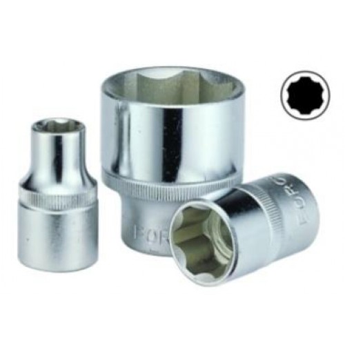 Головка торцевая Surface Drive,10мм,квадрат 3/8", длина 28мм. FORCE 53710 F