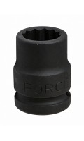 Головка торцева ударна 3/4",12-гранна,19мм, довжина 50мм. FORCE 46819 F