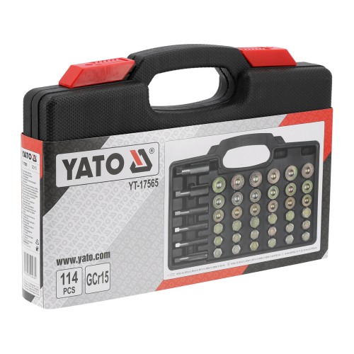 Набір обладнання для ремонту оливних пробок YATO : M13-M22, 114 шт. YT-17565