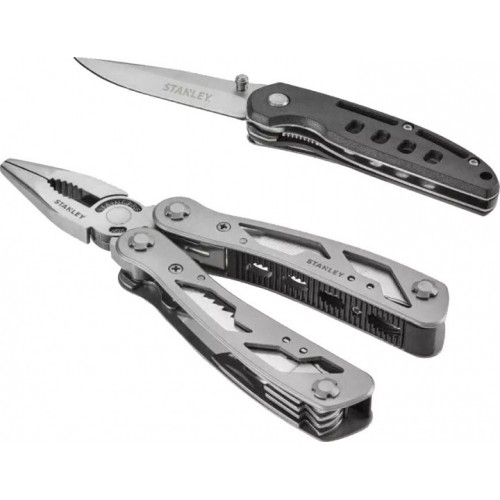 Плоскогубцы Multitool + нож карманный с универсальным лезвием STANLEY STHT0-71028