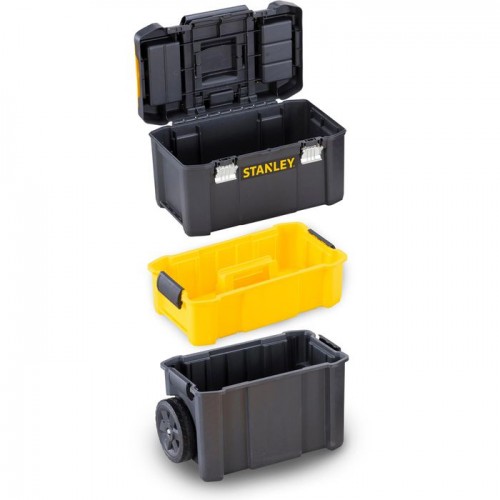 Ящик розкладний 3в 1 для інструментів STANLEY на 2-х колесах, 476 х 208 х 630 мм (STST1-80151)