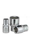 Головка торцевая 6-гранная, квадрат 1/4",13мм, длина 25мм. FORCE 52513 F