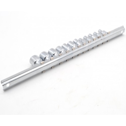 Набор головок 1/4" 12 гранный, 12ед. 4~13мм (на планке) TOPTUL GAAQ0801U-12
