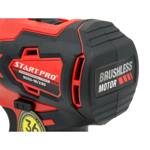 Шуруповерт аккумуляторный с патроном DFR 45Hm., START PRO SCD2-18/2BD BRUSHLESS