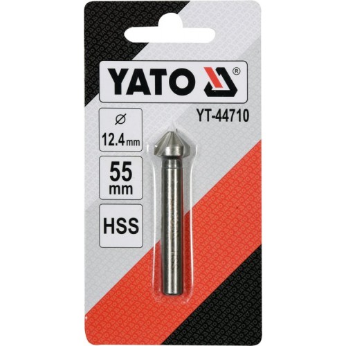 Сверло конусное зенкер HSS, Ø= 12.4 мм, l= 55 мм YATO YT-44710