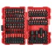 Набор бит ударных YATO PH, PZ, Torx, SL торц 6,8,10 с держателем 1/4", 54элем. YT-04617