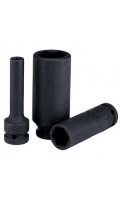 Головка торцевая ударная глубокая тонкостенная 1/2",6-гранная,22мм, длина 85мм. FORCE 4458522TH F