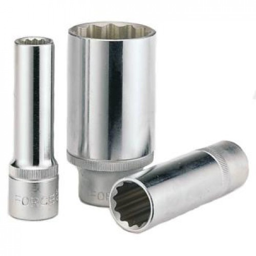 Головка торцевая глубокая 1/2",12-гранная, 30мм. FORCE 5497730 F
