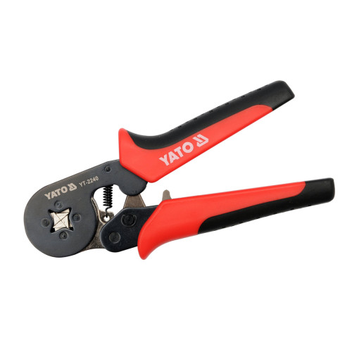Інструмент для обтиску клем і зачищення проводів 0,2–6,0мм²,180мм. YATO YT-2240