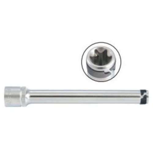Головка торцева 1/2" TORX E12, глибока,150мм, з фіксатором. FORCE 54615012B F