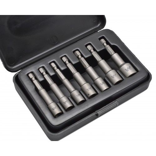 Набор головок для шуруповерта 6, 7, 8, 10, 13, 1/4", 3/8" 7од. 96-2607 WP Whirlpower